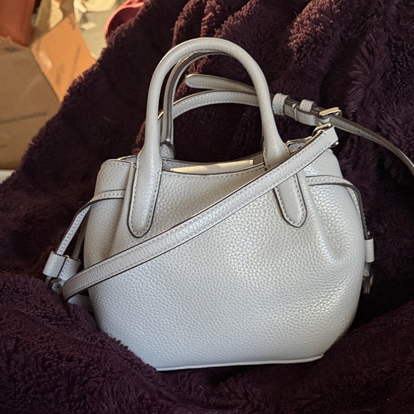 Kate Spade Light Gray “Dumpling” Satchel - Picture 4 of 5